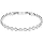 Angelic Bracelet with White Crystals on a Rhodium Plated Setting