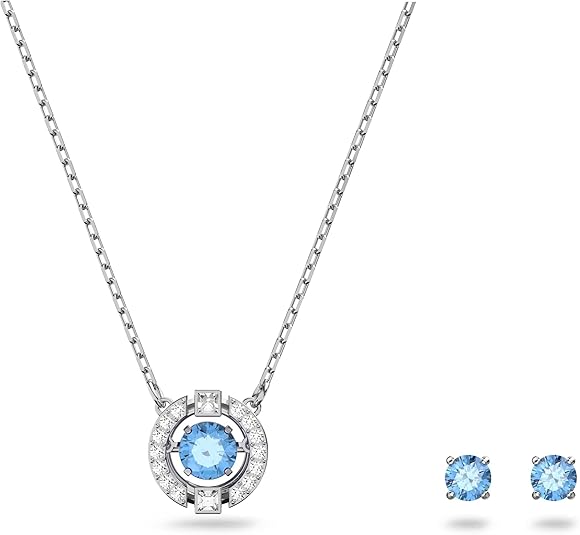 Sparking Dance Crystal Necklace and Earring Set Jewelry Collection
