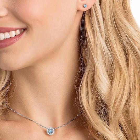 Sparking Dance Crystal Necklace and Earring Set Jewelry Collection